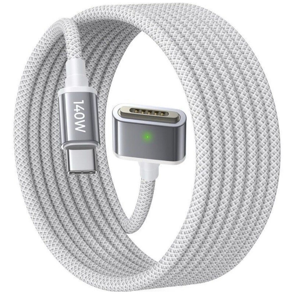 USB-C to Magnetic 3 Cable () for M4 MacBook Air Pro Charger, 140W 6.6FT Grey